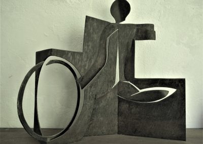 Fundació Josep Pique Art - Escultura ferro 3